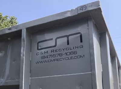 Lettering on Dumpsters